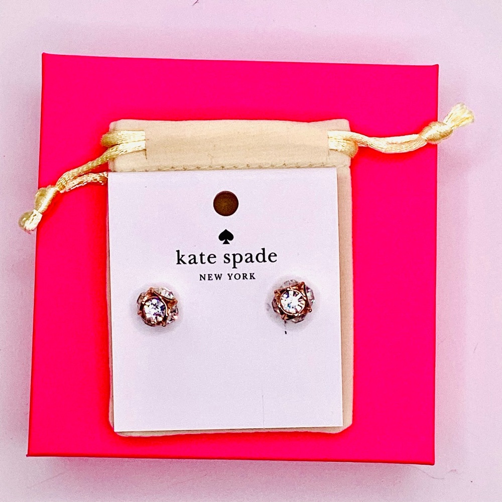 Kate Spade Lady Marmalade Crystal Stud Earrings